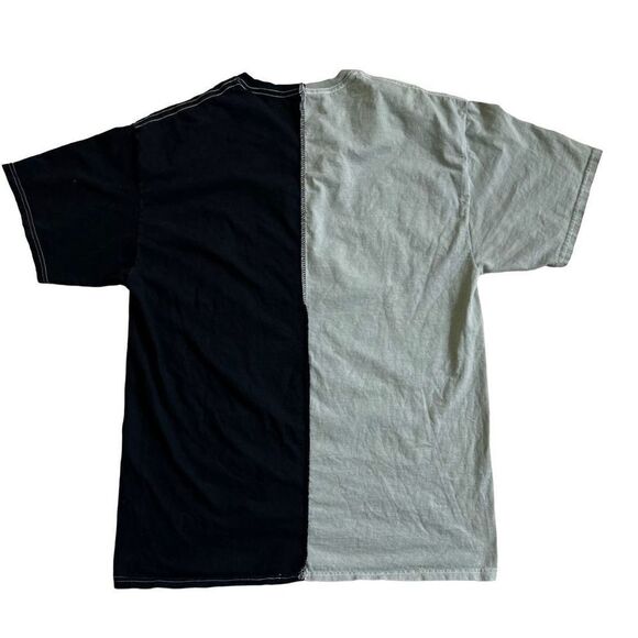 Trust The Universe Graphic Moto Split Black Teal Motorcycle T-shirt size M - Picture 6 of 6